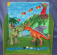 Dinosaur Scene